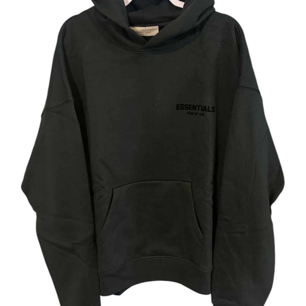 Essentials Black Hoodie Sweater